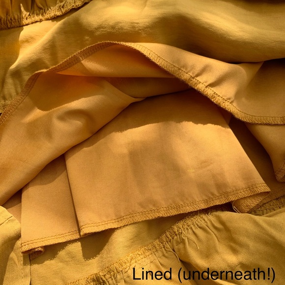 THE EDITOR’S MARKET | MULTI RUFFLED A-LINE LONG DRESS IN SUNFLOWER YELLOW TIERED - Picture 9 of 9